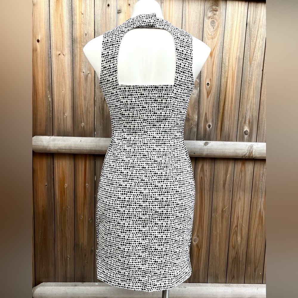 FINAL PRICE: Banana Republic Black and White Dotted Dress - Picture 2 of 9